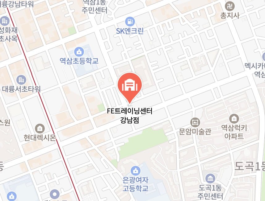 FE트레이닝센터 강남점 지도
